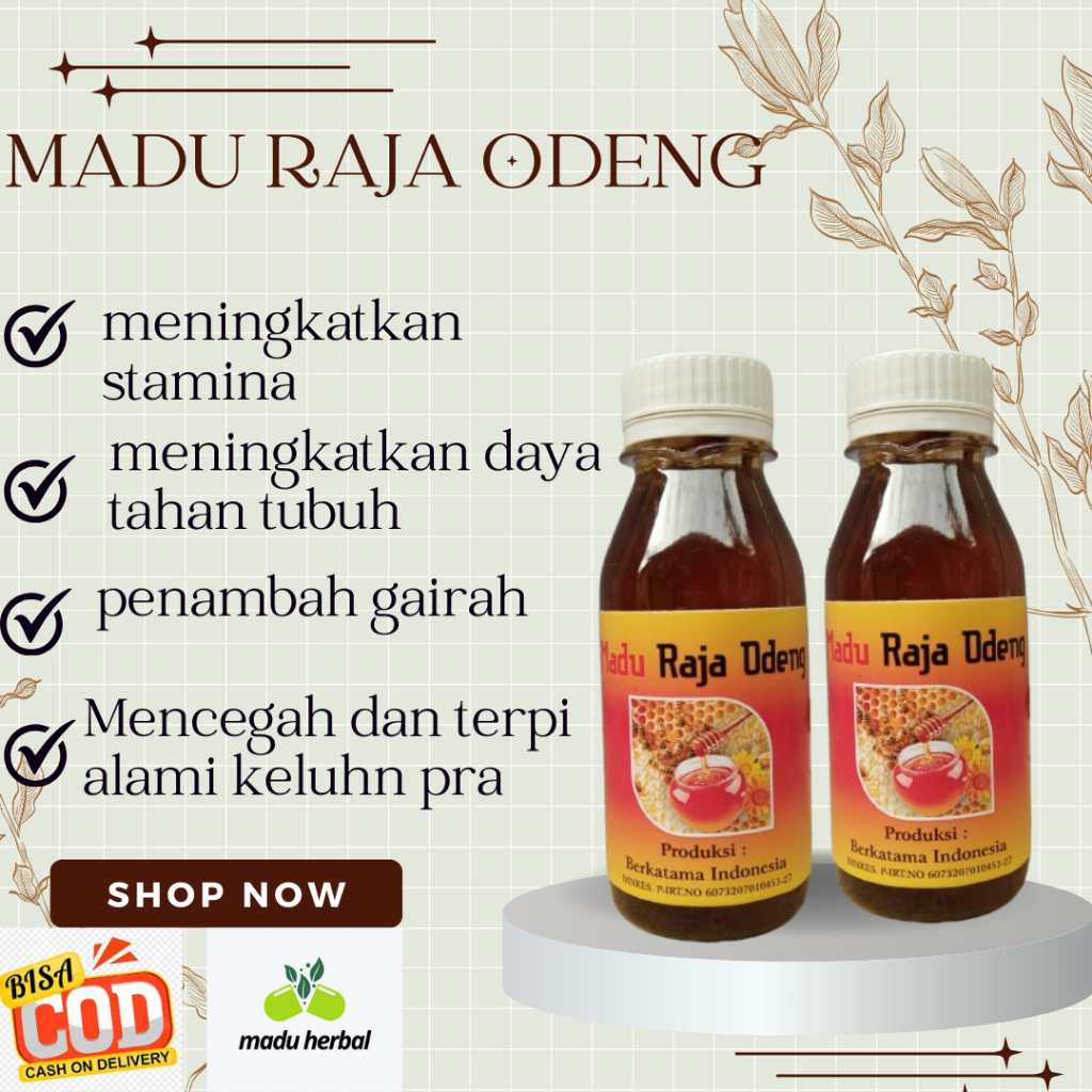 

Promo Madu Herbal Raja Odeng Obat Stamina Penambah Gairah Meningkatkan Vitalis