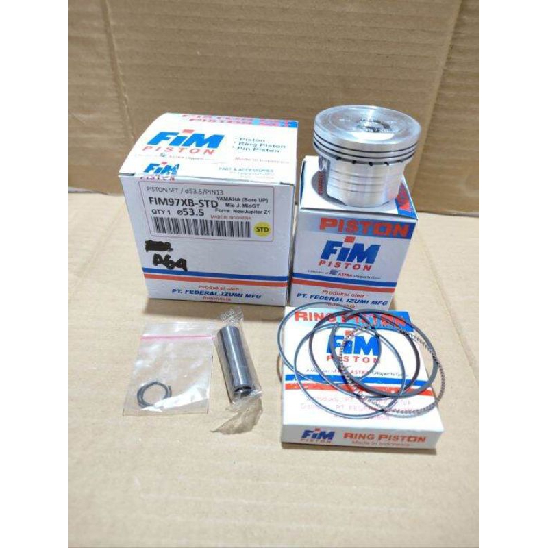 PISTON SEHER KIT JUPITER Z1 MIO J OVER SIZE 100 FIM
