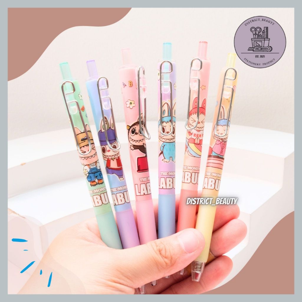 

PULPEN CETEK LABUBU PEN GEL MEKANIK PEN CETEK LABUBU SERIES PENA GEL PULPEN LABUBU LUCU TERMURAH
