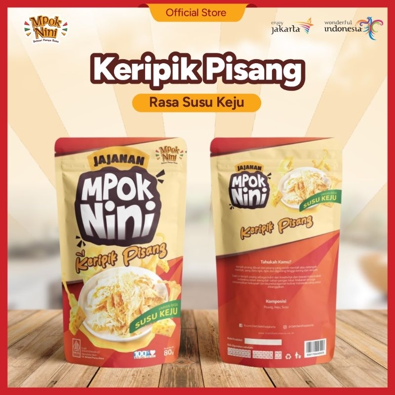 

Keripik Pisang | Jajanan Mpok Nini | Keripik Pisang Mentega Susu Keju | Bananachips