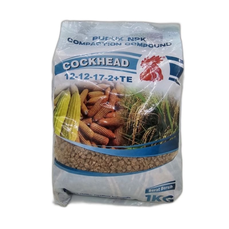 Pupuk NPK 12-12-17-2+TE 1 Kg untuk Tanaman Padi dan Jagung, Mempercepat Pertumbuhan Vegetatif