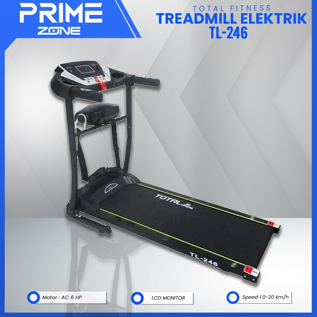 Treadmill TL-246 - Treadmil Elektrik TL246 Original Total Health Gym