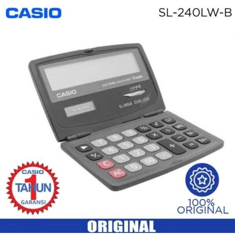 

CASIO SL-240LB - Kalkulator / Calculator Poket