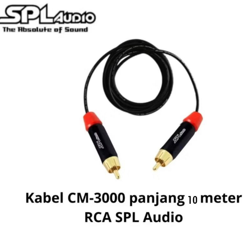 SPL Audio Kabel CM-3000 Panjang 10 Meter RCA