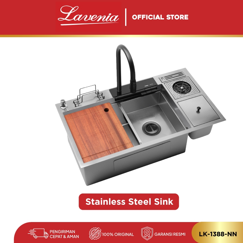 LAVENIA - Stainless Steel Sink - Stainless Steel Anti Karat - LK1388NN