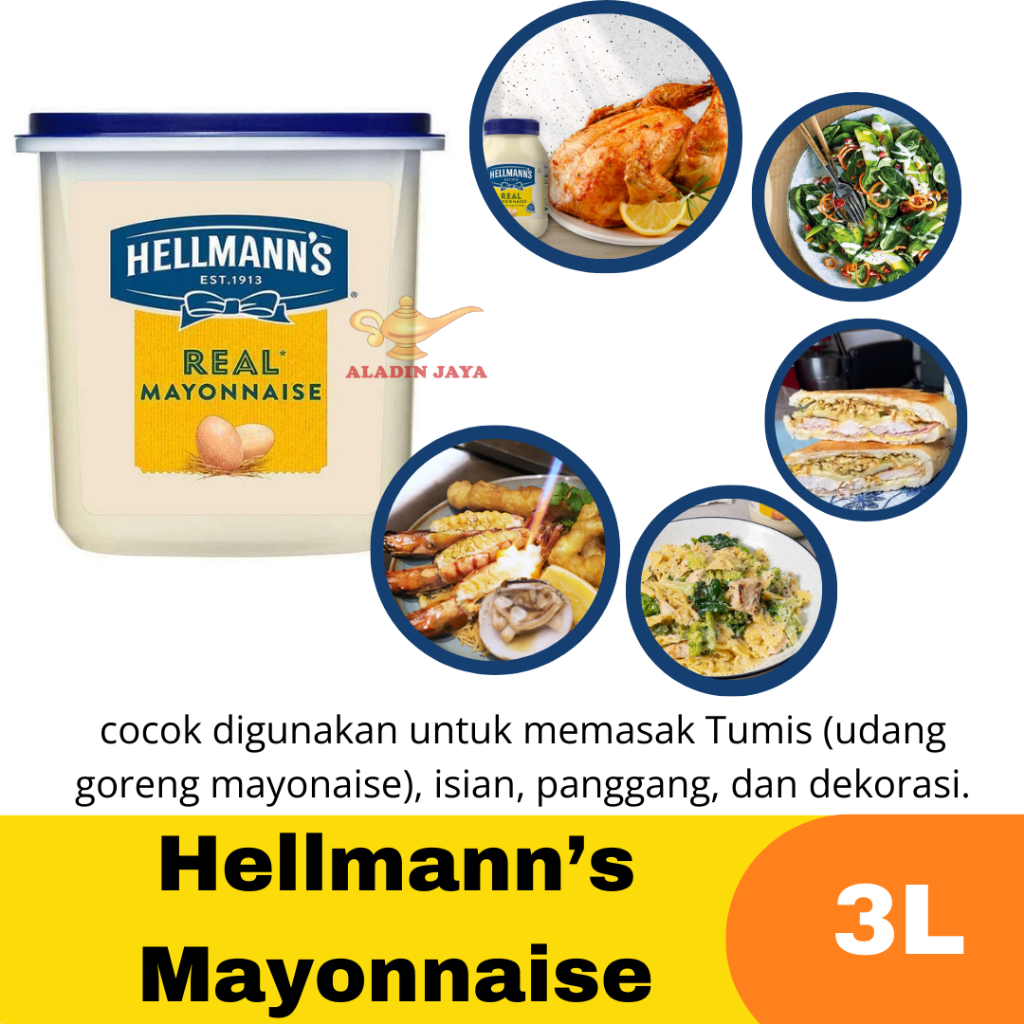 

Hellman mayonnaise 3L