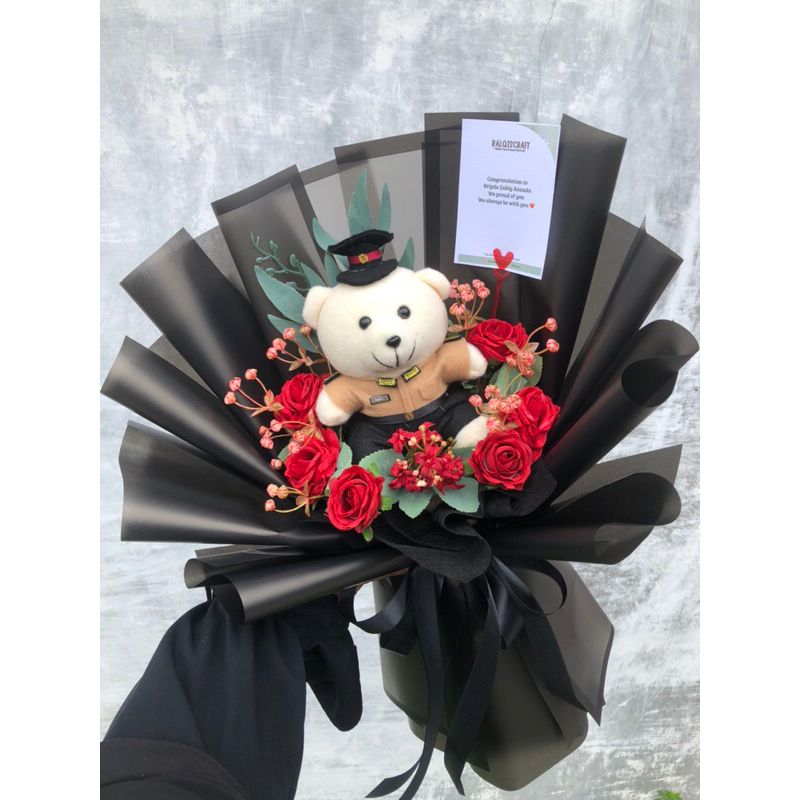 buket boneka profesi/Boneka Polisi