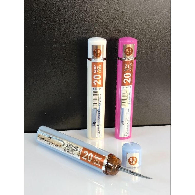 

Faber-Castell Refill Pensil Mekanik 2B 0.5mm / Isi Pensil Mekanik Super Leads 0.5mm / Isi Pensil 0.5mm