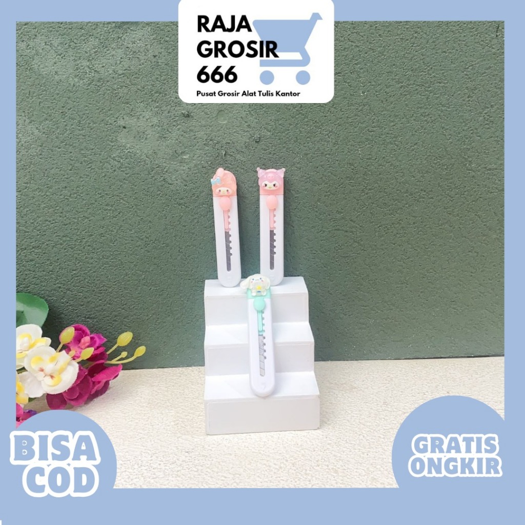 

CUTTER MINI PANJANG SANRIO MN-1685 LUCU IMUT CINAMOROLL KUROMI MELODY COD