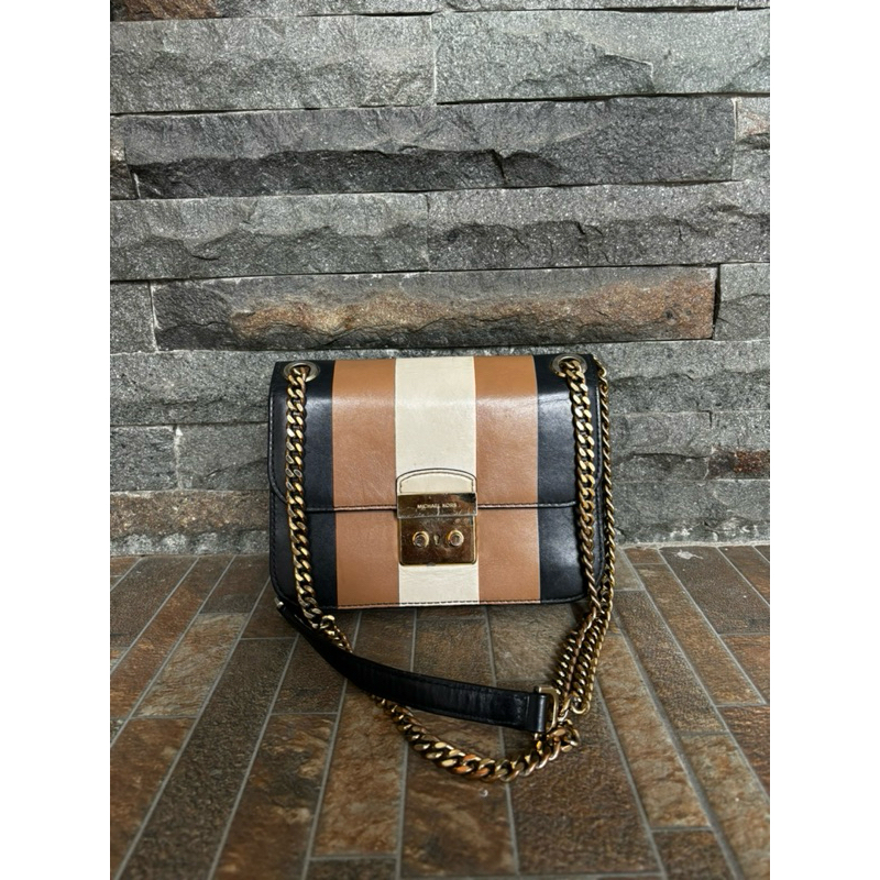 MK multi stripe sloan shoulder | mk second