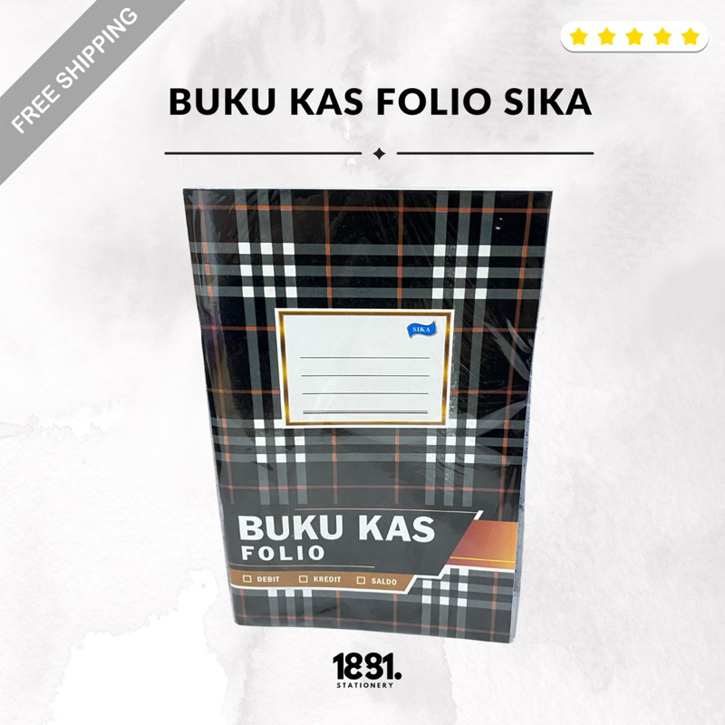 

Buku Kas Folio Sika | Buku Debit/Kredit/Saldo Sika (pcs)