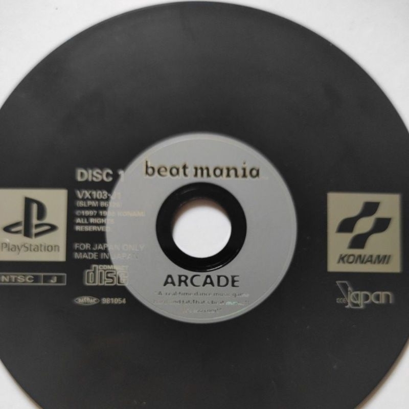 Kaset Cd Ps2 / PS1  Original Beat Mania disc1