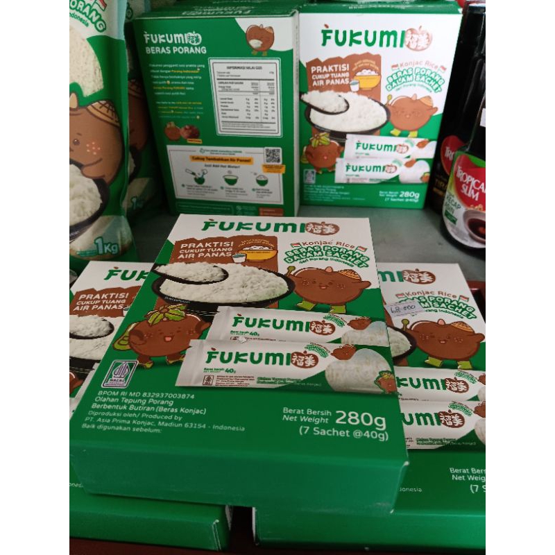 

Fukumi Beras Porang Box isi 7 sachet 280 gr