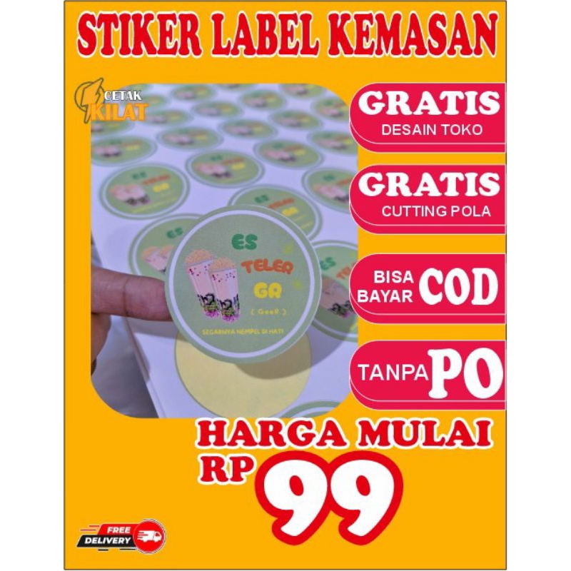 

STIKER LABEL MAKANAN | MINUMAN | STIKER CUTTING | STIKER LABEL KEMASAN | STIKER CUSTOM MURAH SUDAH CUTTING