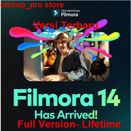 Filmora 14 (Versi baru) tanpa watermark Aktif Selamanya