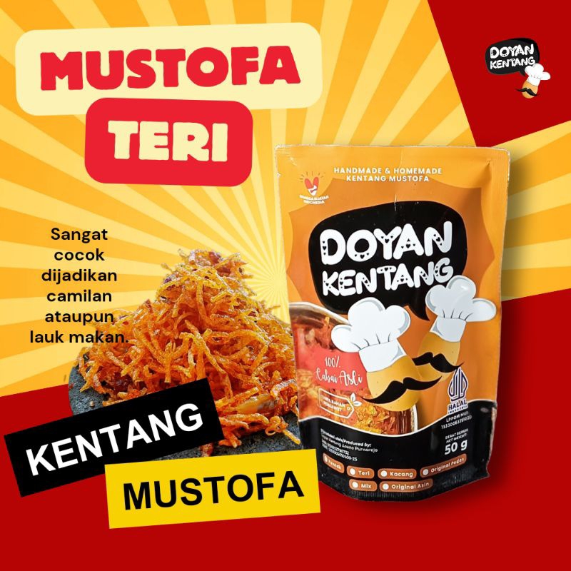

Kentang Mustofa Teri Doyan Kentang 50 gram