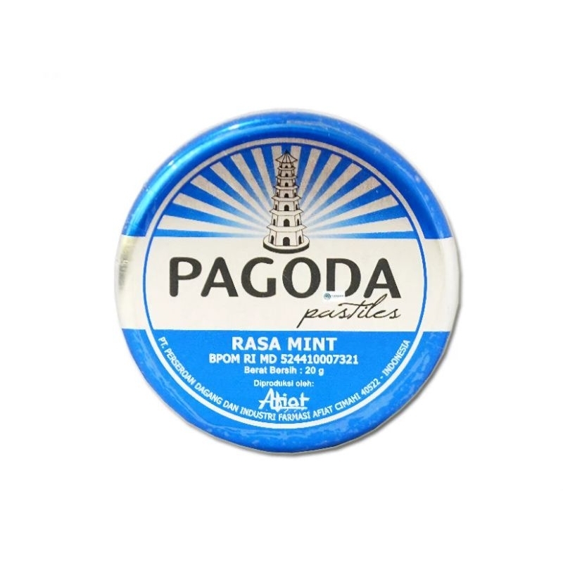 

Permen Pagoda Pastiles 20g Rasa Mint