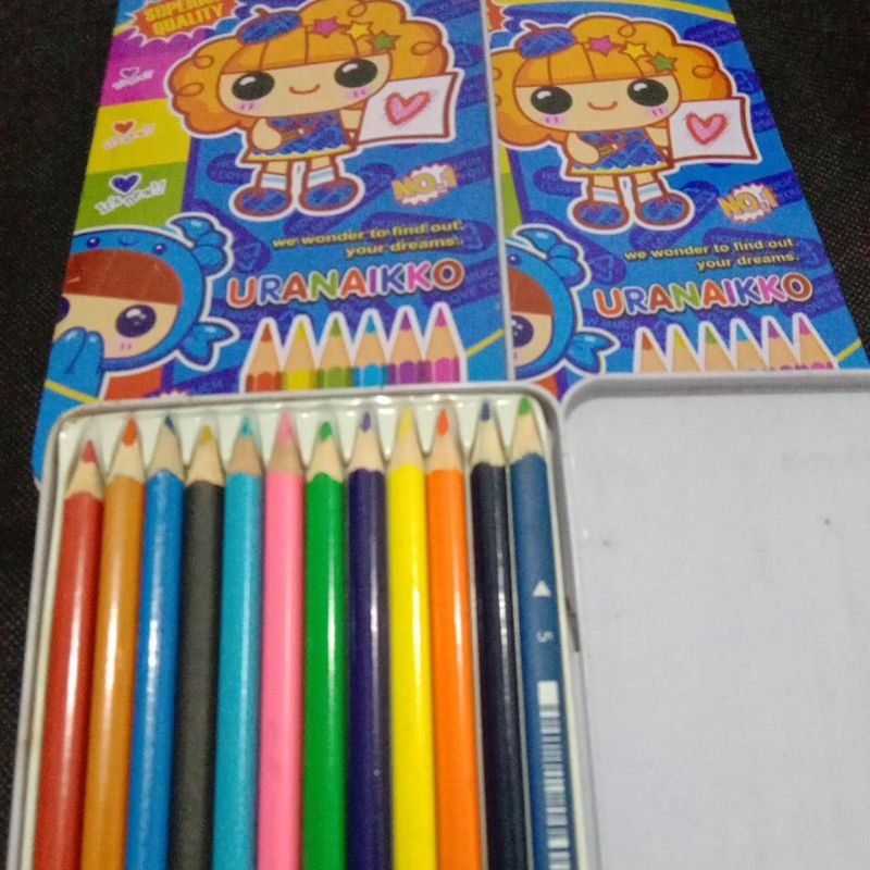 

PENSIL KAYU KALENG 12WARNA PANJANG