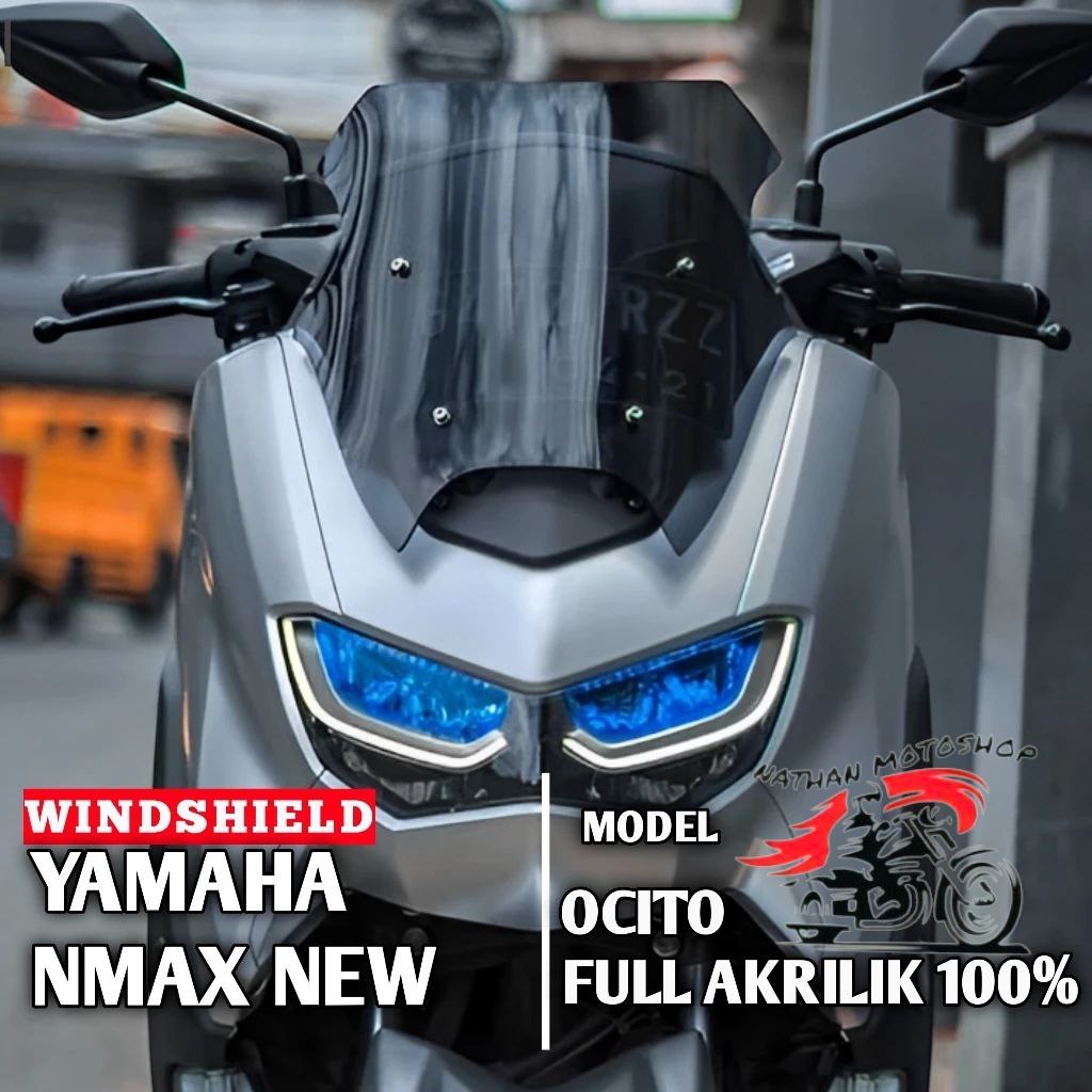 Yamaha NMAX New Windshield VISOR NMAX NEW VISOR WINDSHIELD NMAX NEW OCITO VISOR OCITO YAMAHA NMAX