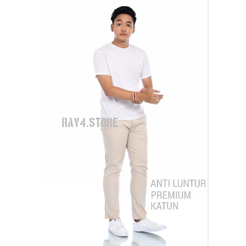 RAV4# CELANA CHINO PRIA SLIMFIT PANJANG PREMIUM  STRECH/MELAR