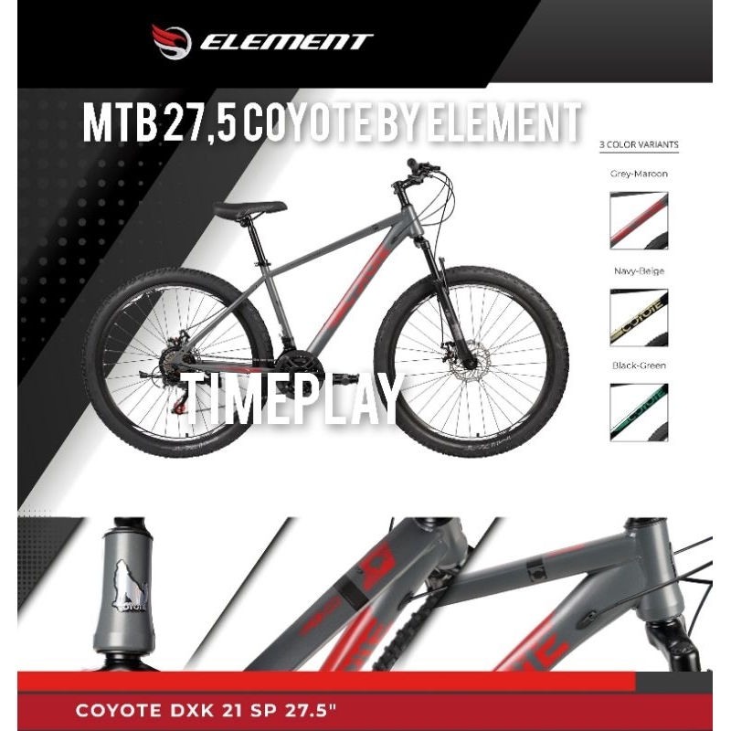 Sepeda MTB sepeda gunung Coyote Element 27,5 inch