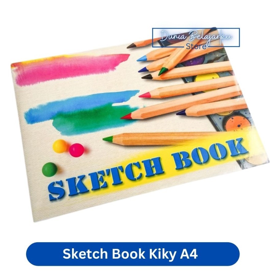 

Buku Sketsa Sketchbook Kiky Ukuran A4 Isi 50 Lembar