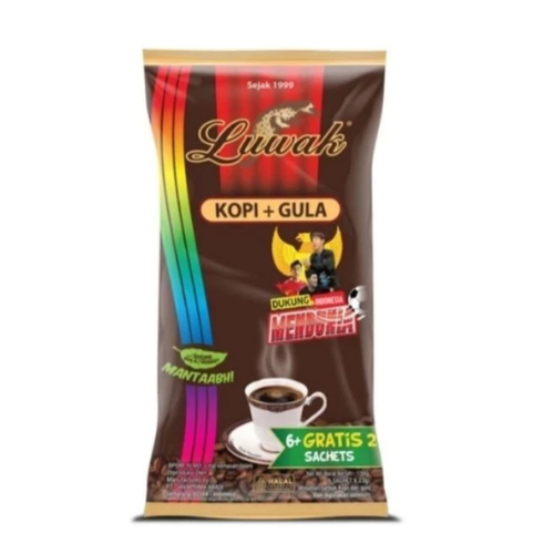 

Kopi Luwak Kopi Hitam + Gula 8 Bks @ 23 Gr