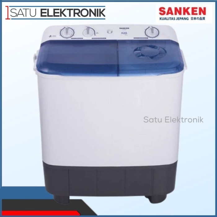 Sanken Mesin Cuci 2 Tabung  TW9220BU Low Watt