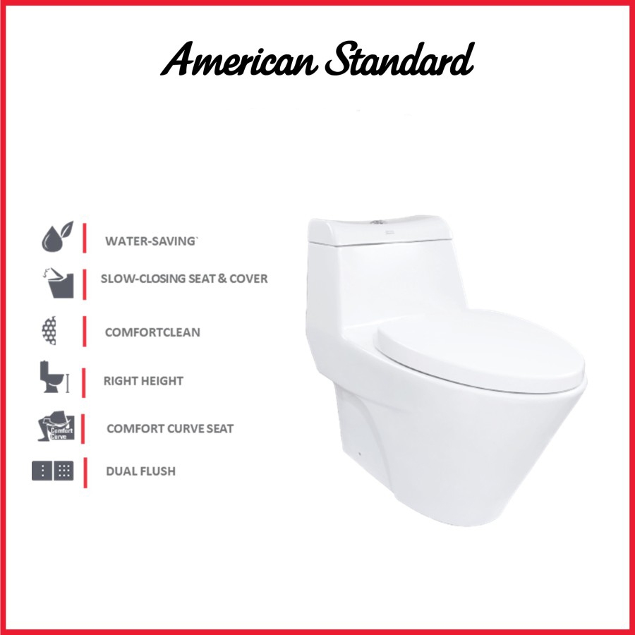 Kloset Duduk One Piece Toilet Closet American Standard Activa