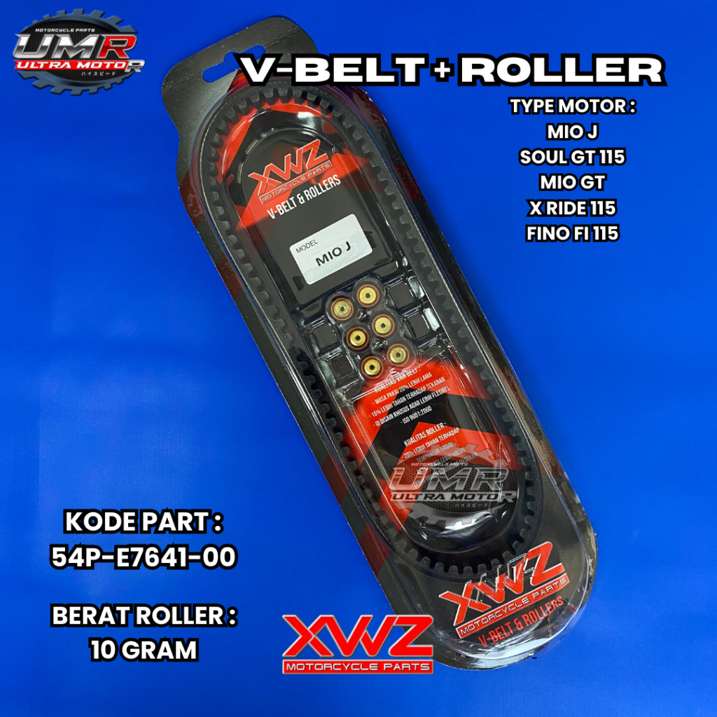 VANBELT V-BELT VBELT V BELT MIO SMILE SPORTY MIO J MIO M3 FREEGO FINO FI 125 SOUL GT 125 XRIDE NMAX 