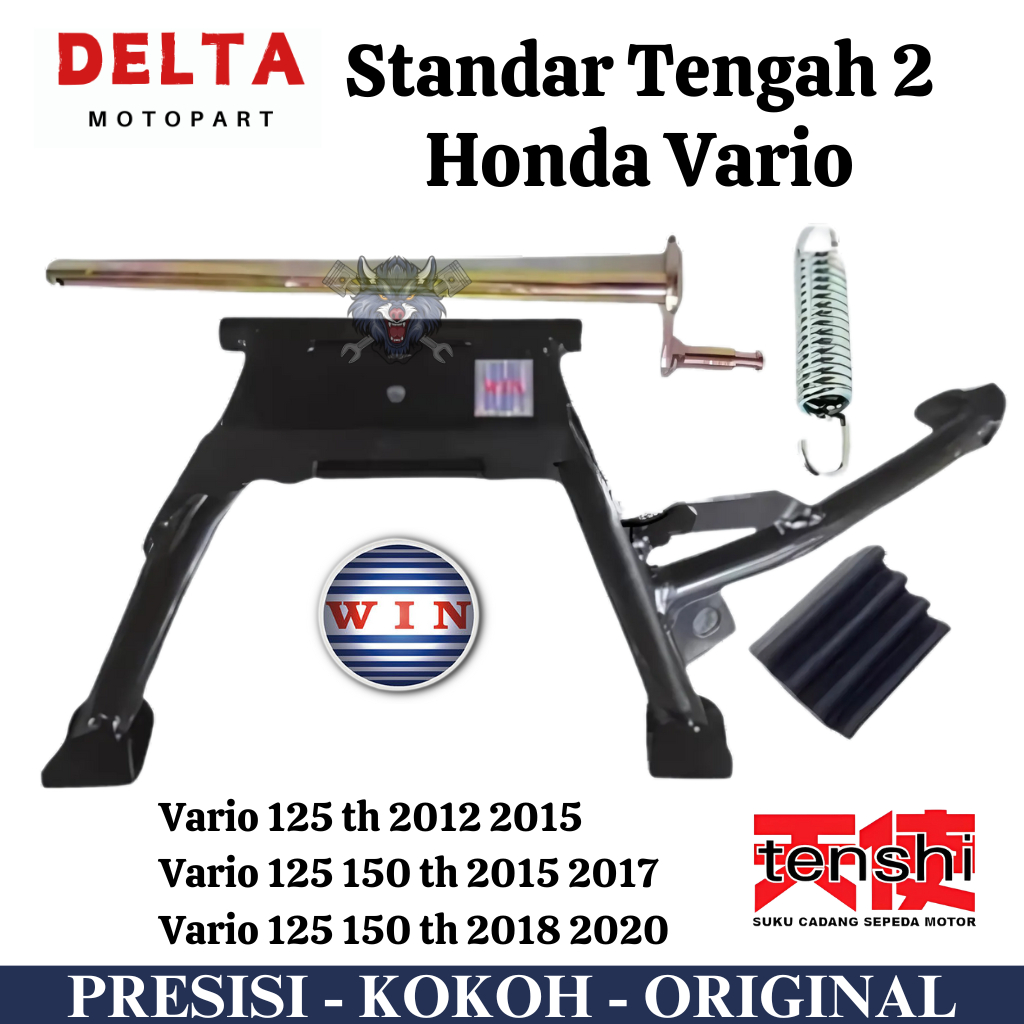 Standar tengah vario 125 fi vario 125 150 led old dan new set as per karet