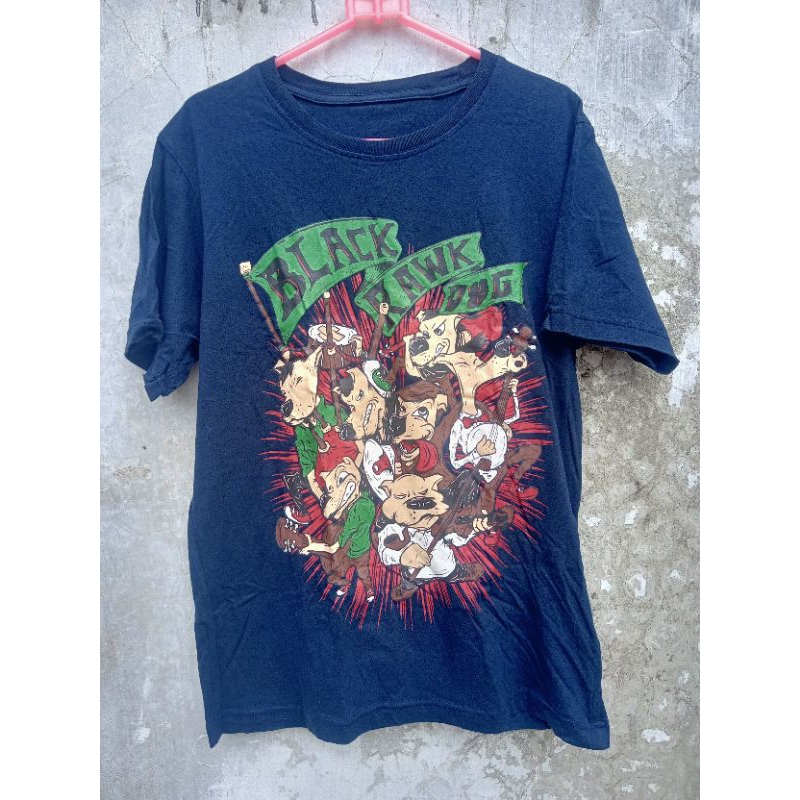 tshirt band - black rawk dog