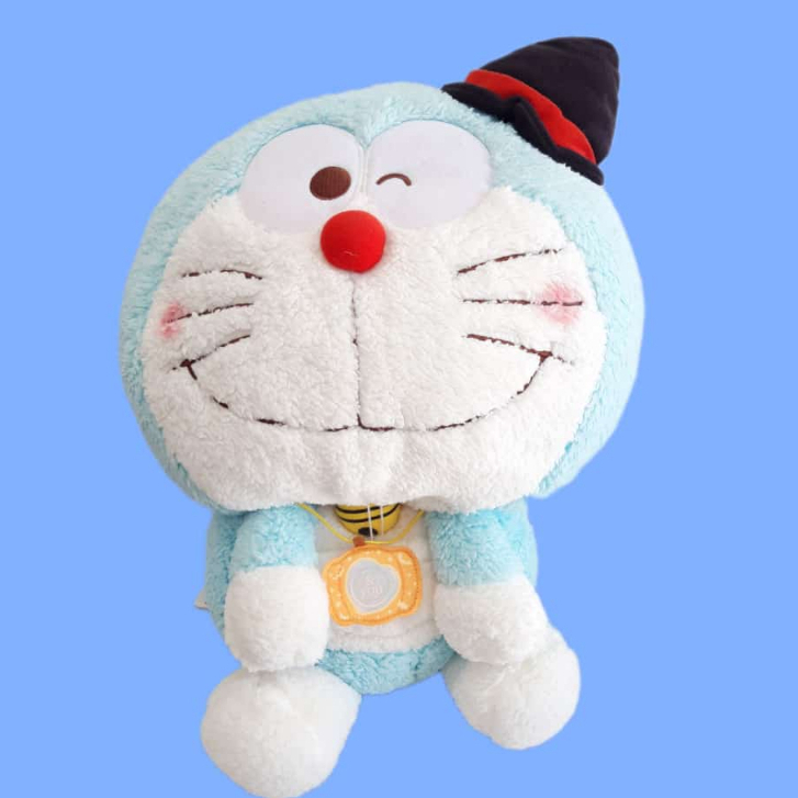 Mainan Anak Boneka D0raemon Topi
