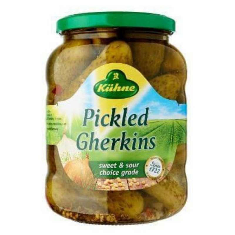 

Kihne Pickled Gherkins Sweet & Sour Choice Grade