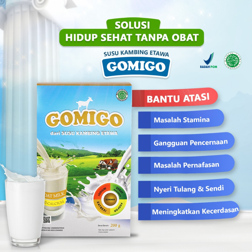 

GOMIGO Susu Etawa Untuk Anak Plus Kolostrum Paket 1 Box