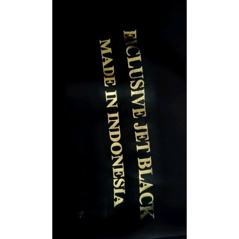 Kain jetblak exclusive/jetblack meteran/jetblack wolfis