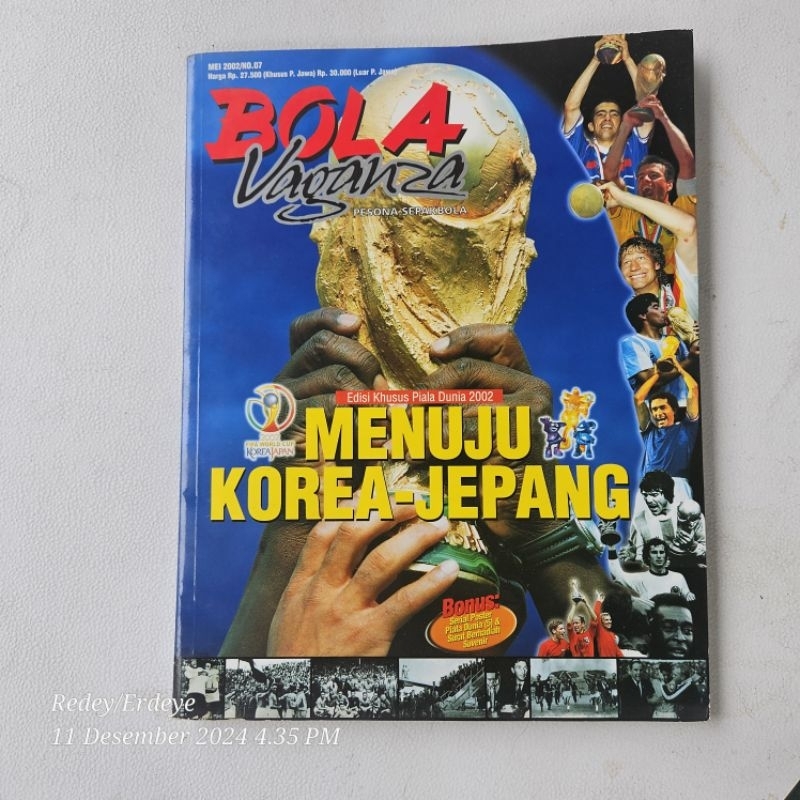 Majalah Bola Vaganza Edisi Piala Dunia 2002