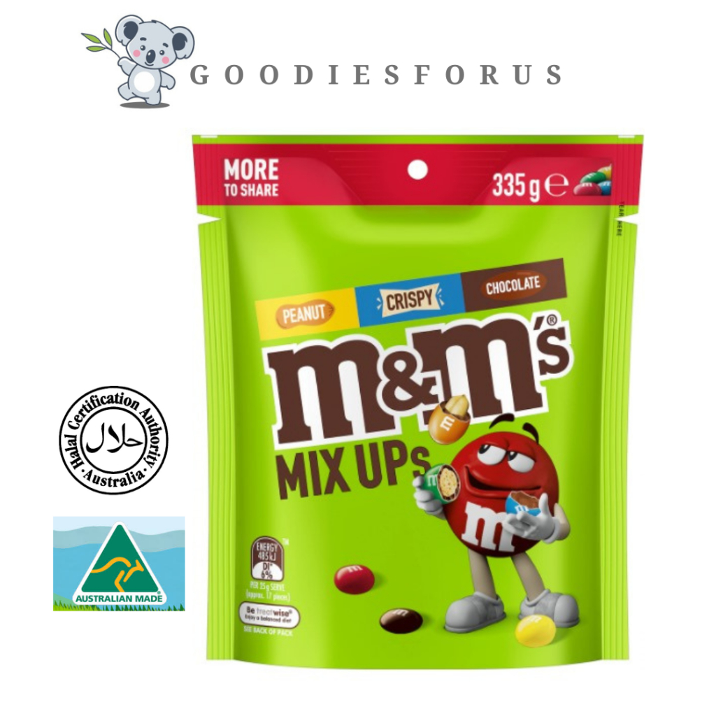 

M&M's Mix Ups Milk Chocolate Snack & Share Bag 335g/Coklat MM