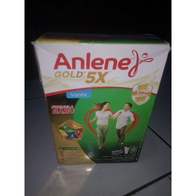 

Anlene Gold 5X Vanila Formula Baru 240gr