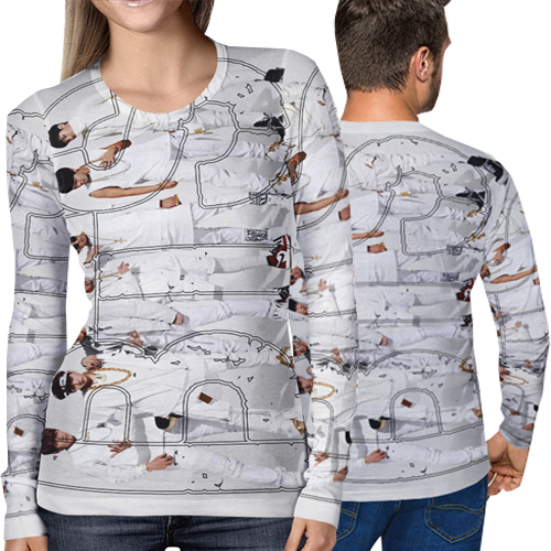 New Longsleeve T-SHIRT Bangtan Boys Tshirt Fullprint Bahan Polyester Jersey | Size S M L XL XXL 3XL 