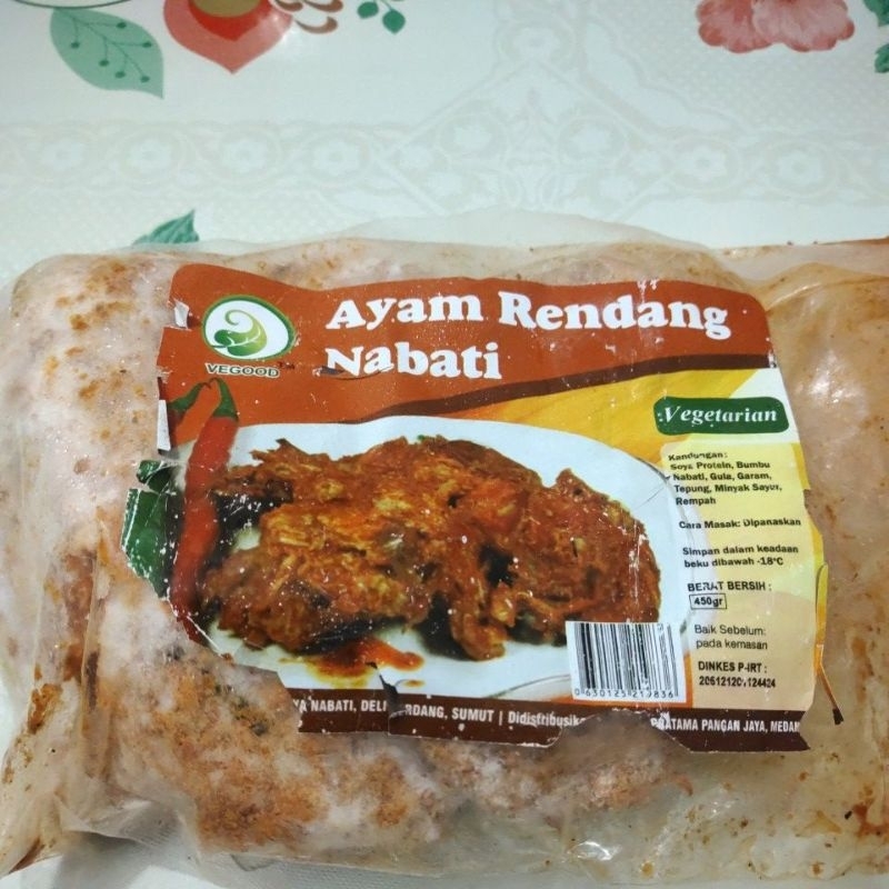 

ayam rendang vegetarian siap saji