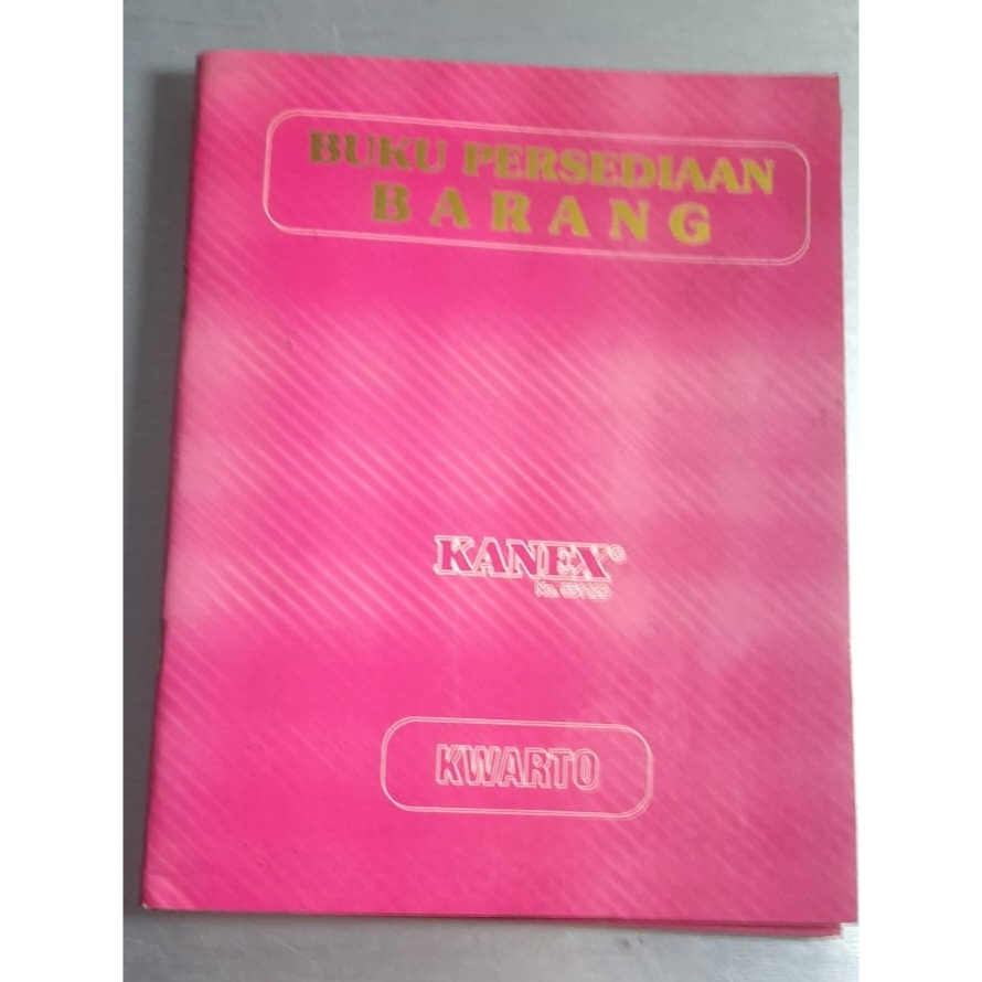 

Buku persediaan barang ukuran kwarto dan buku nota & penjualan barang ukuran folio