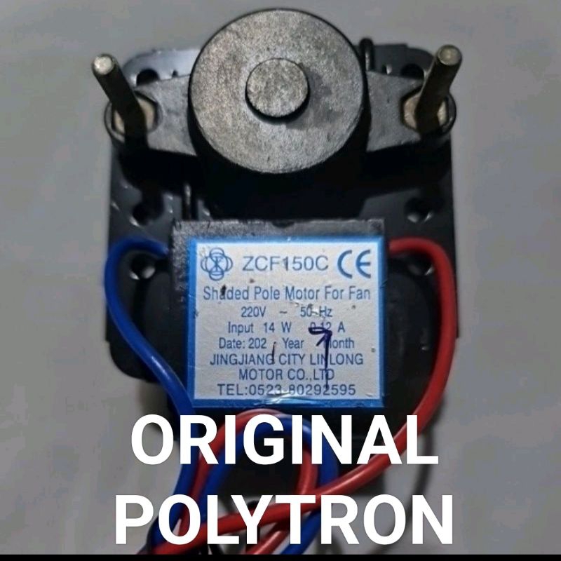 Motor Kipas kulkas frezeer showcase polytron 14w original
