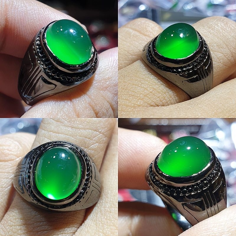 BATU CINCIN IJO GARUT CALSEDONY BERGIWANG