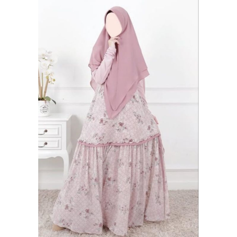 La fleur dress Dusty Pink by atelier angelina Size 1 Gamis Pesta Cerruti Mewah Baju Lebaran Eid Seri