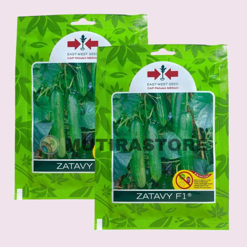 benih timun hibrida zatavy fi 150 butir cap panah merah