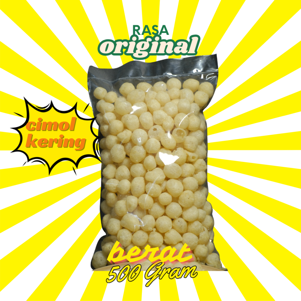 

Cimol Kering Rasa Original Berat 500 Gram