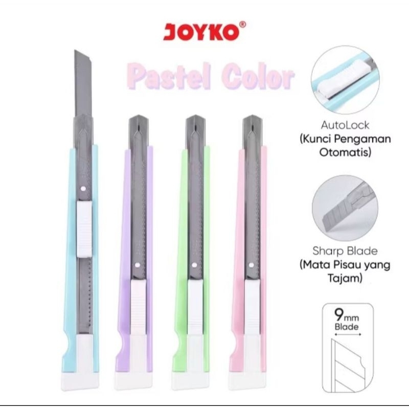

Cutter Pemotong Joyko Pastel Color