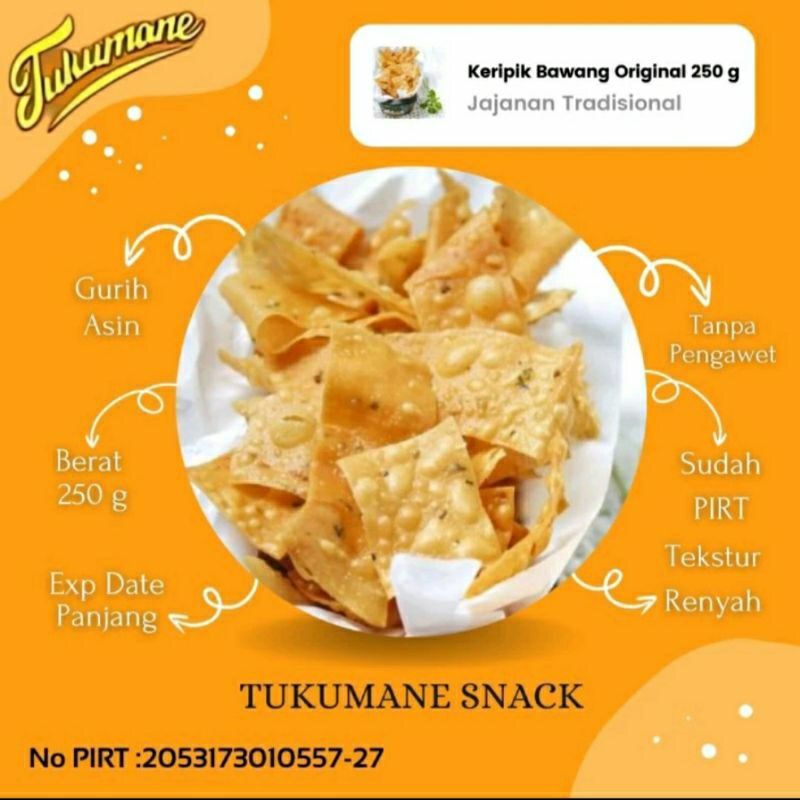 

kripik keripik bawang pangsit aceh spesial