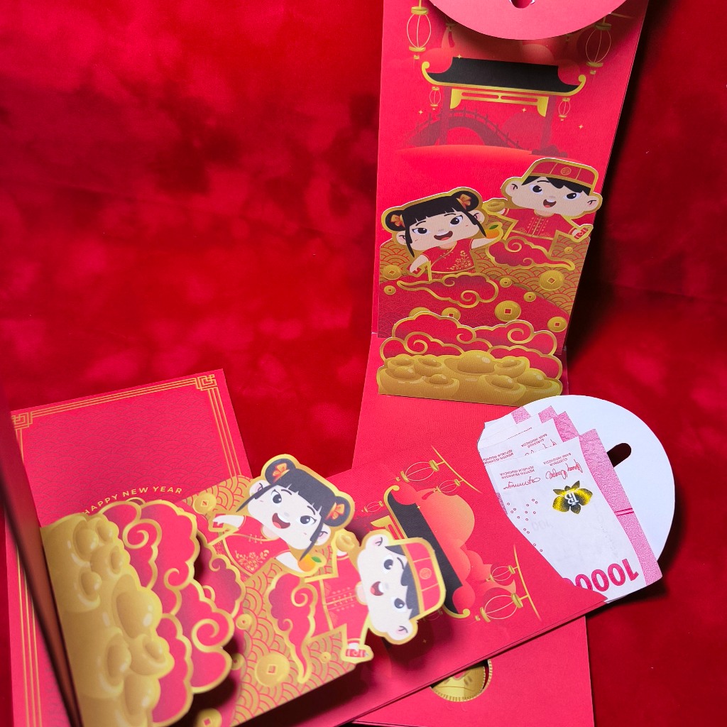 

Angpao Imlek 3D Pop Up / CNY Envelope